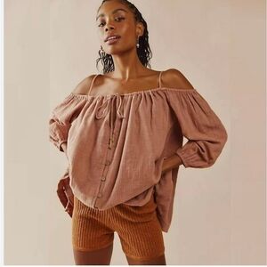 Free people off the shoulder top size XS